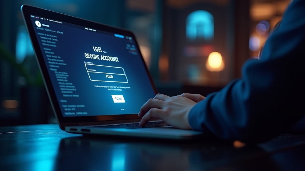 User securing a Prestige Casino account after login with a lock icon